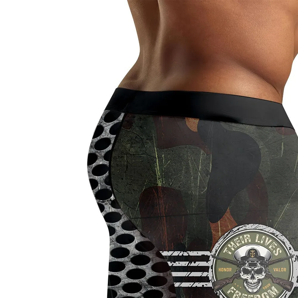 US Navy Men's Compression Leggings