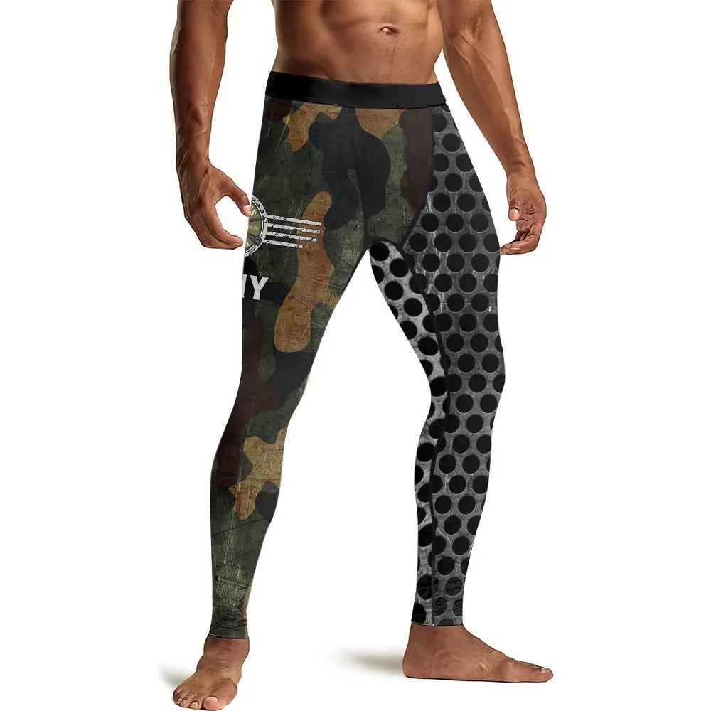 US Navy Men's Compression Leggings