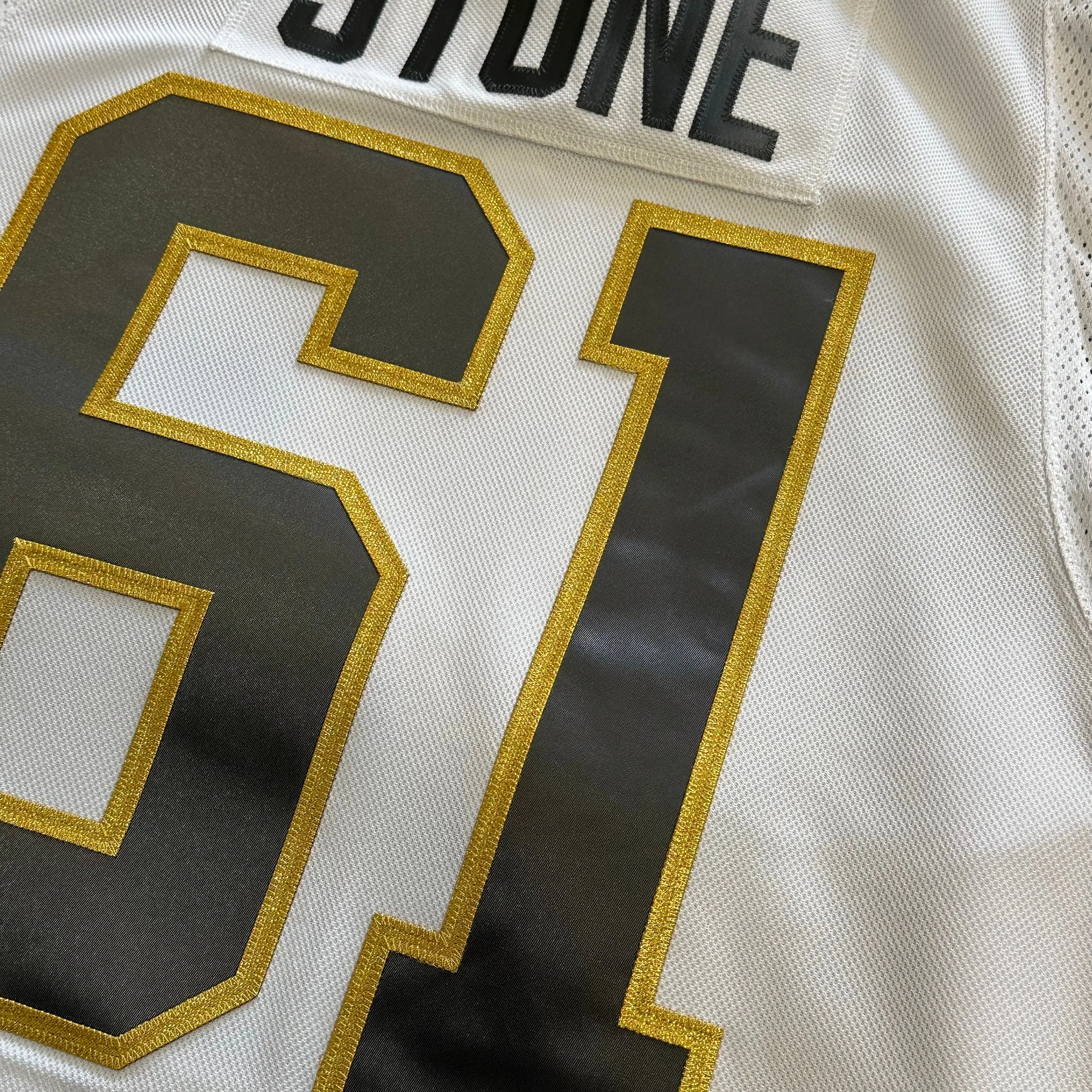 Vegas Golden Knights Premium Stone Jersey - White ***
