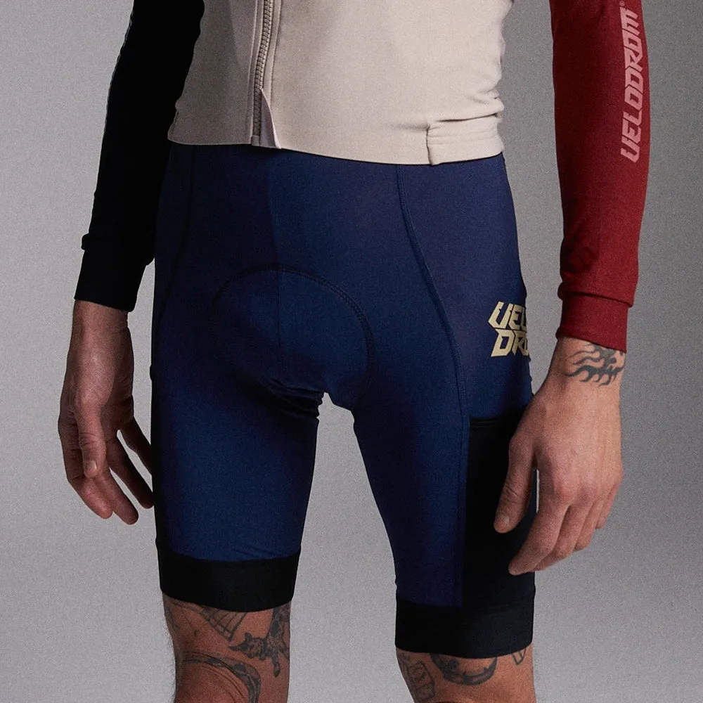 VELODROM RaceDay Cargo Bib Shorts - Navy