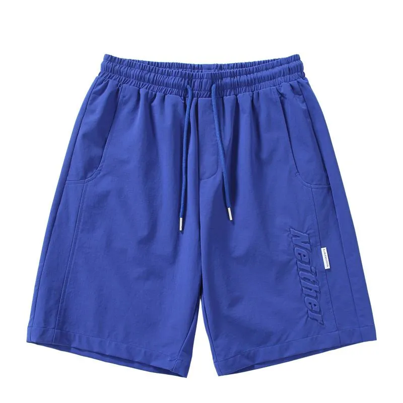 Versatile Slant Pocket Drawstring Waist Shorts