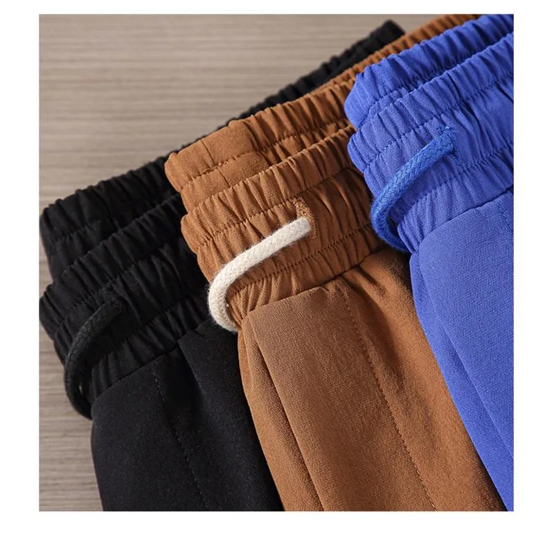 Versatile Slant Pocket Drawstring Waist Shorts