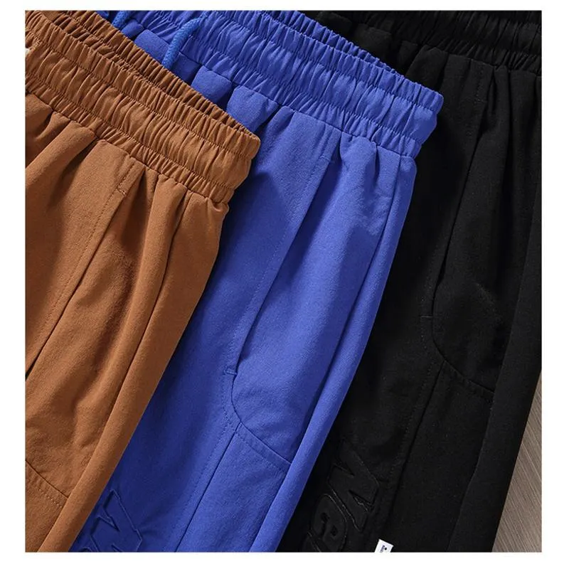 Versatile Slant Pocket Drawstring Waist Shorts