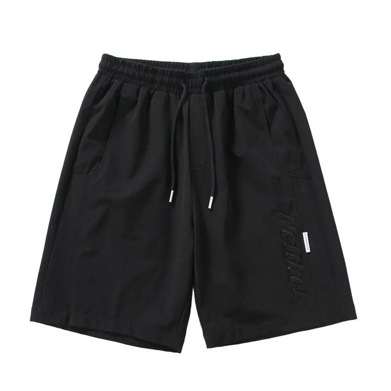 Versatile Slant Pocket Drawstring Waist Shorts