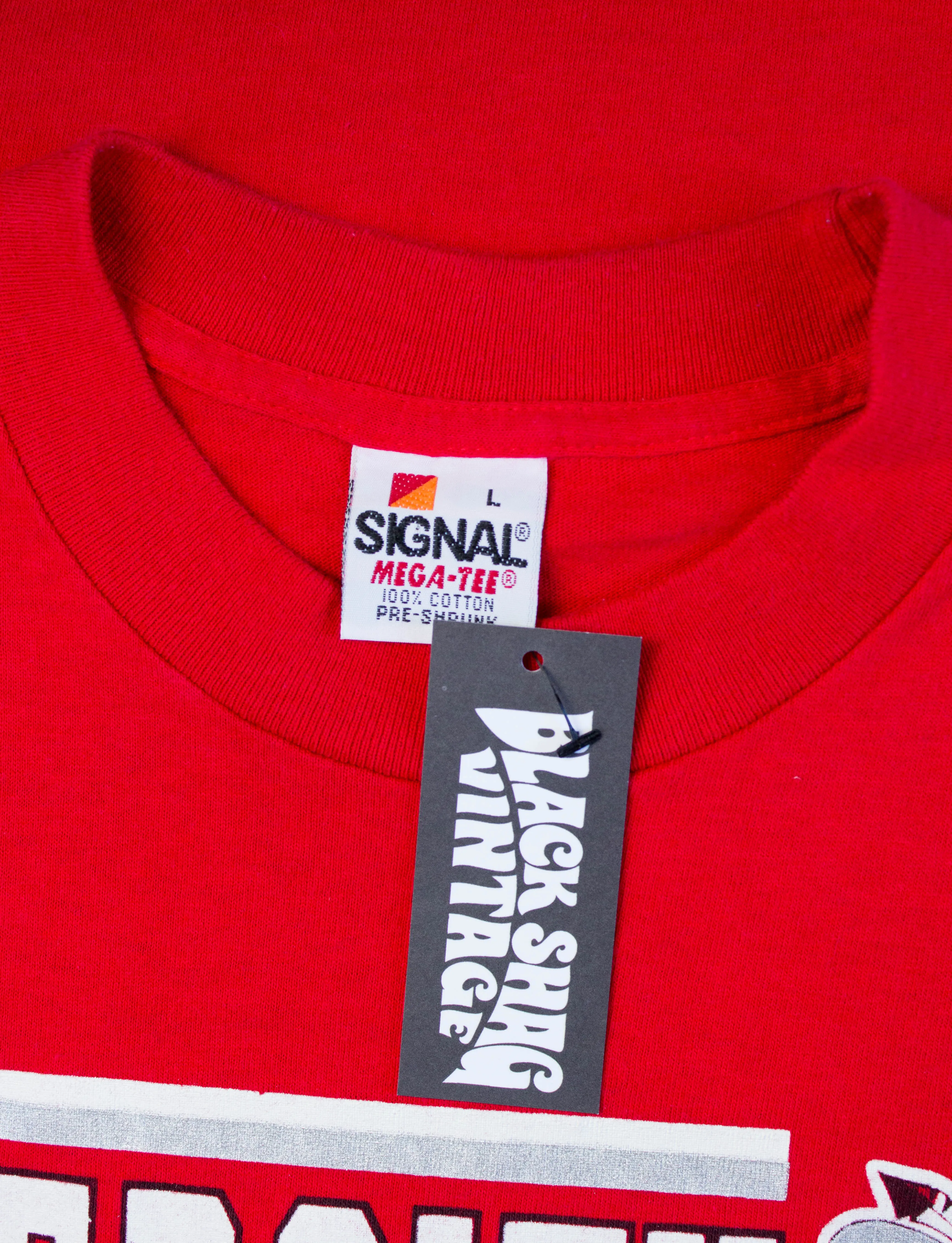 Vintage 90s UNLV Rebels Red Graphic T Shirt Unisex Medium