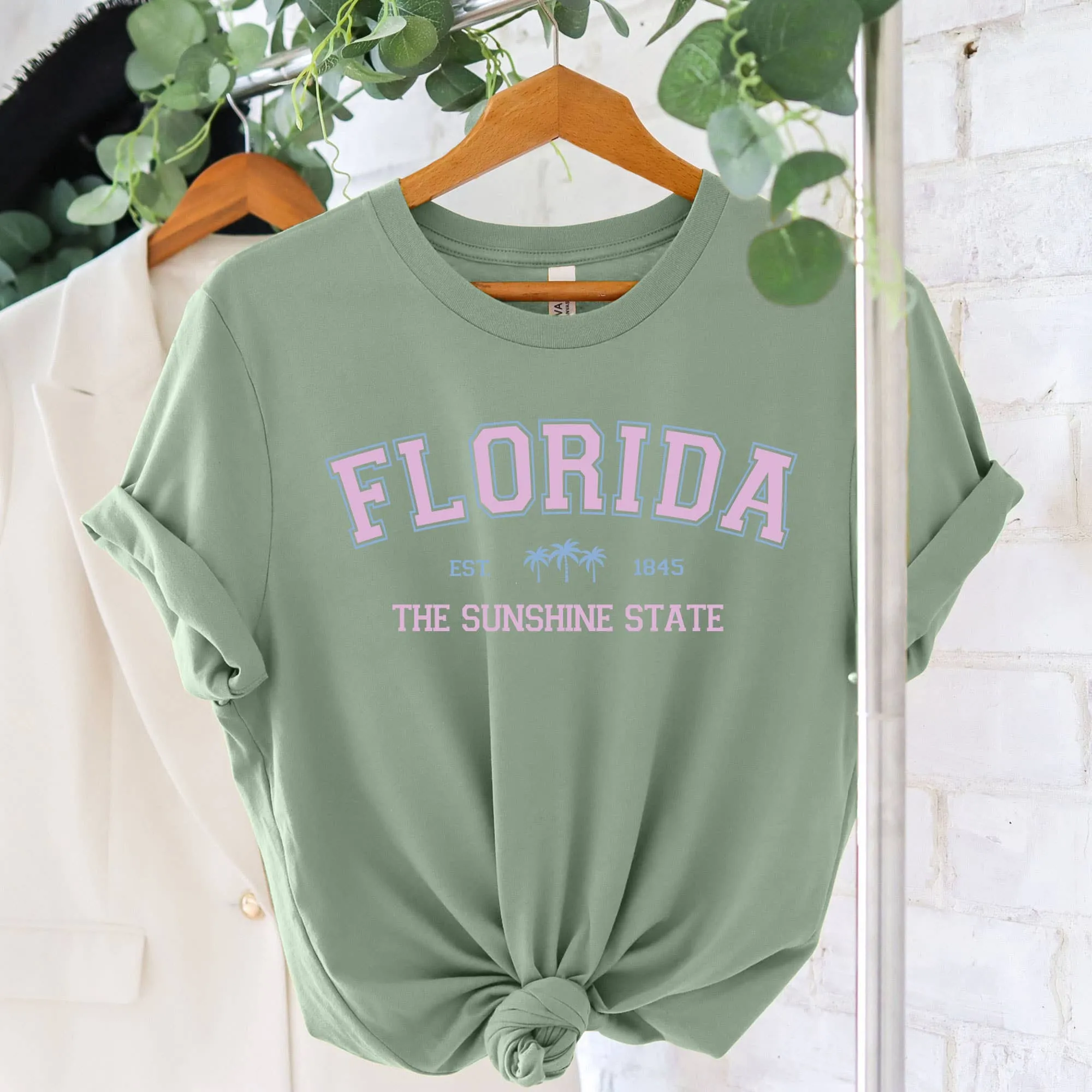 Vintage Florida The Sunshine State Summer Graphic Tshirts
