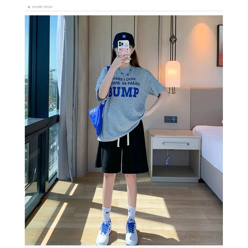 Wide-Leg High-Waisted Sports Loose Fit Silky Casual Shorts