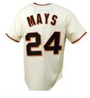 Willie Mays San Francisco Giants Home Throwback Jersey
