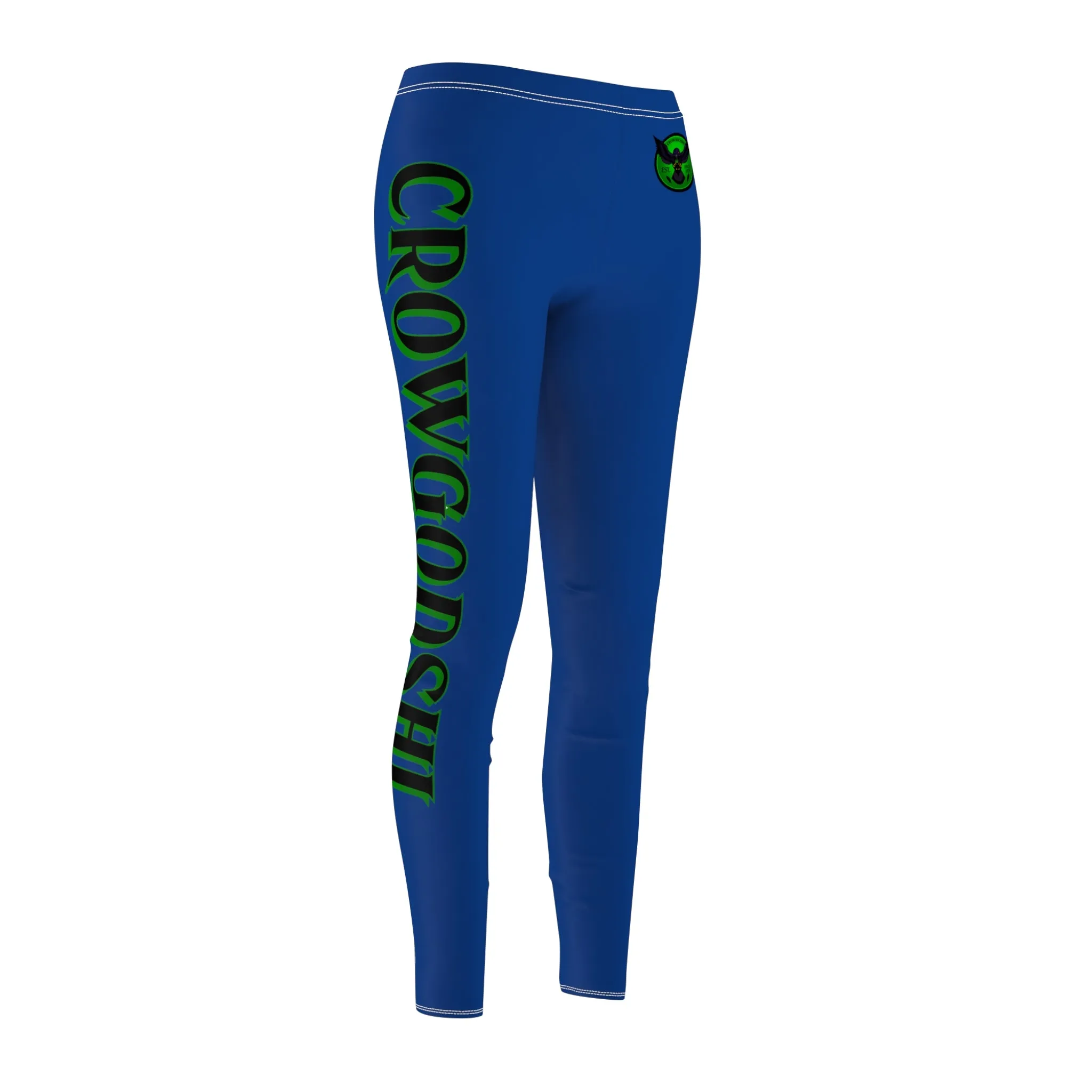 Women's Blue Crowgodshi Casual Leggings