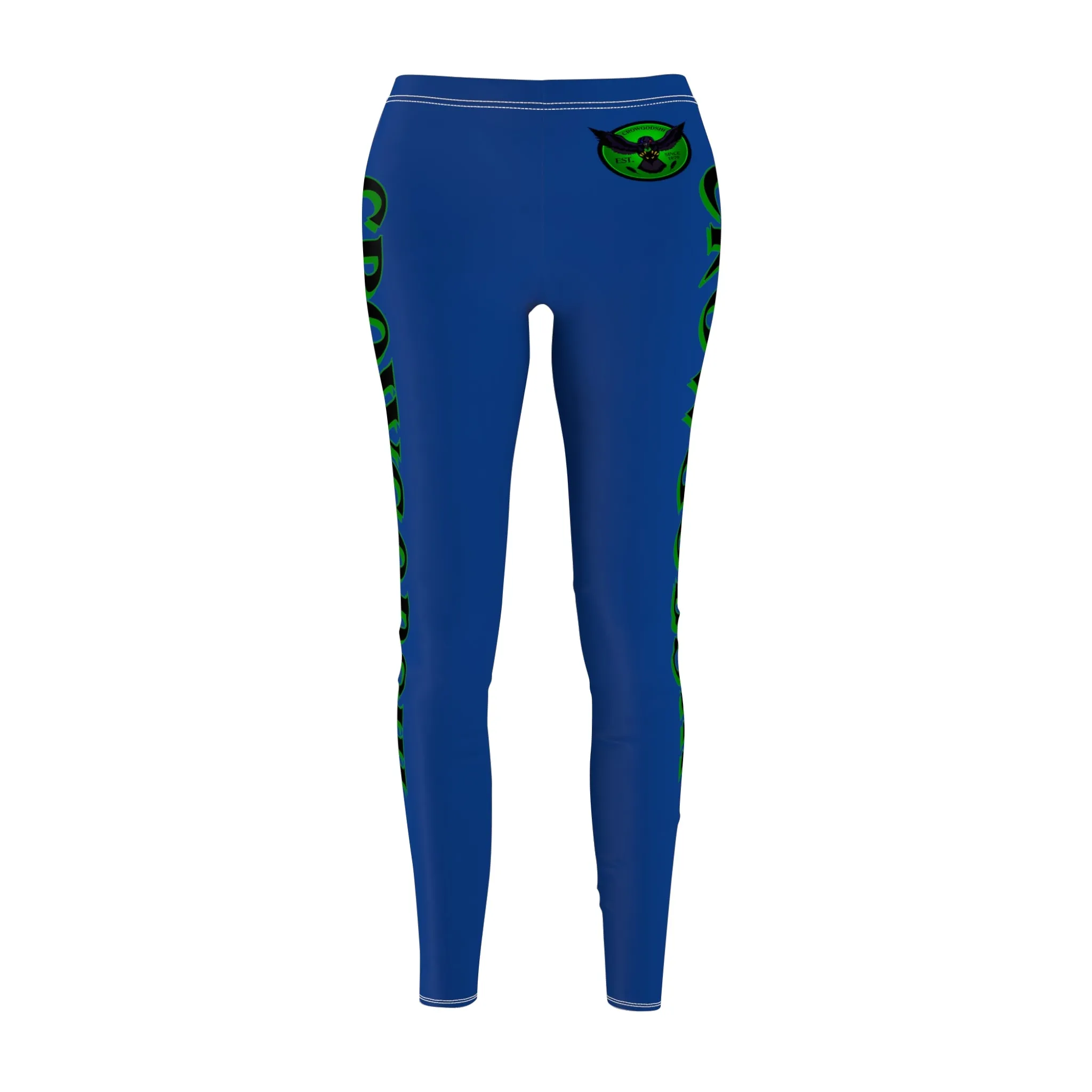 Women's Blue Crowgodshi Casual Leggings