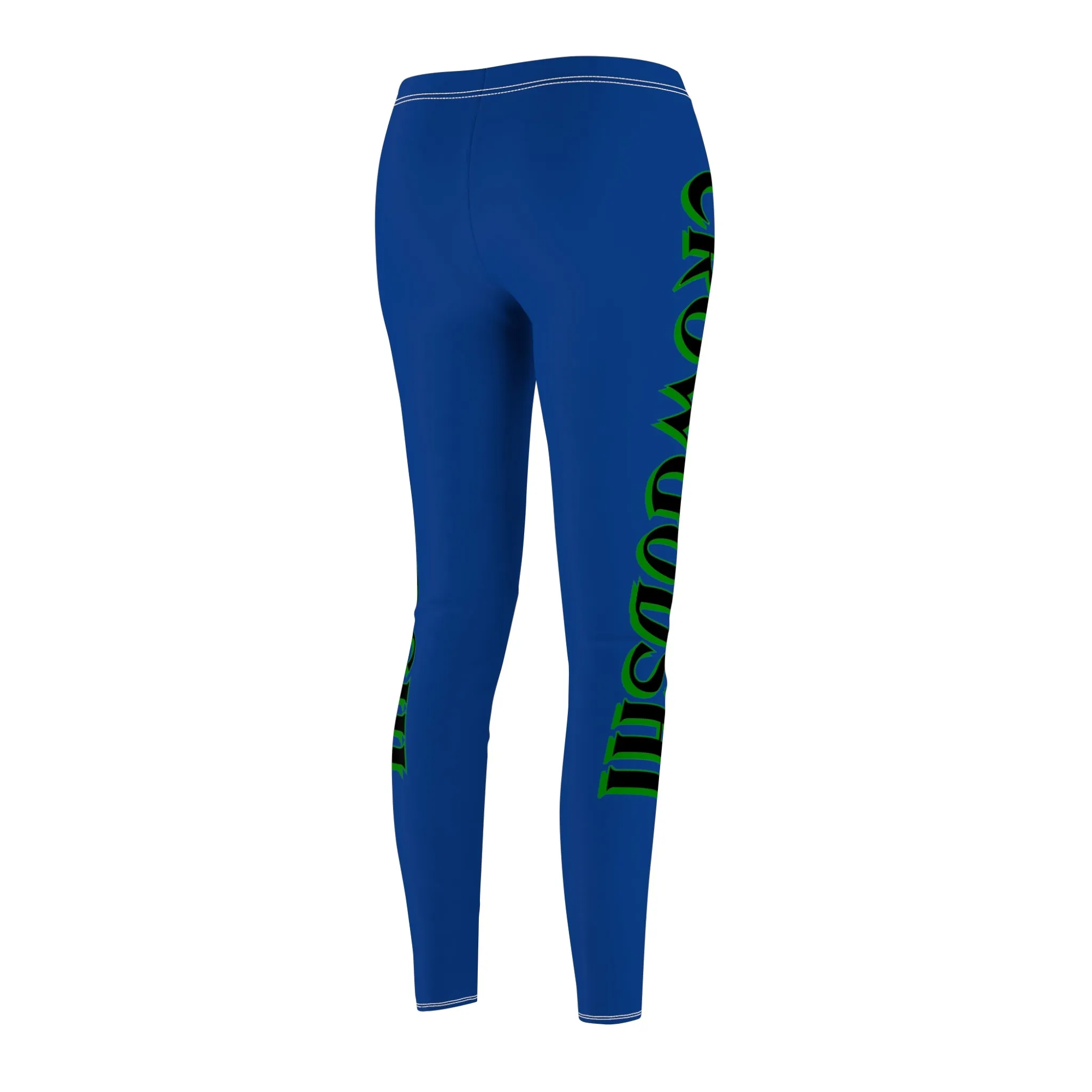 Women's Blue Crowgodshi Casual Leggings