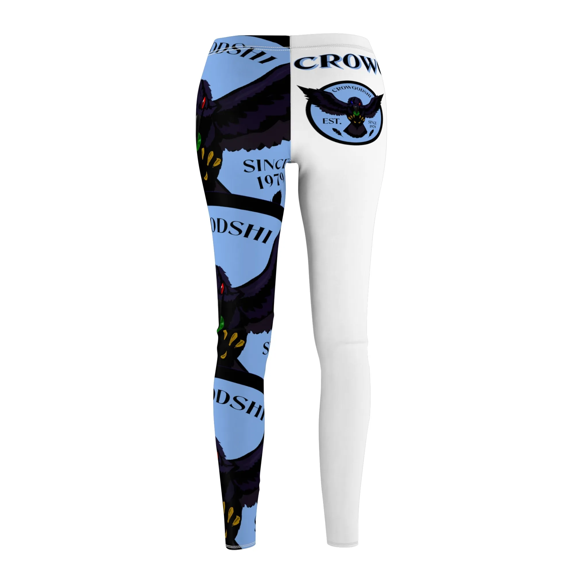 Women's Crowgodshi First Generation Limited Edition Leggings, CAROLINA BLUE LOGO
