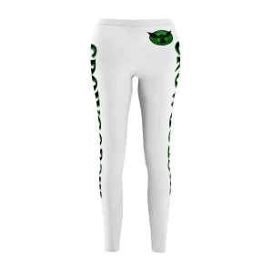 Women's White Crowgodshi Casual Leggings