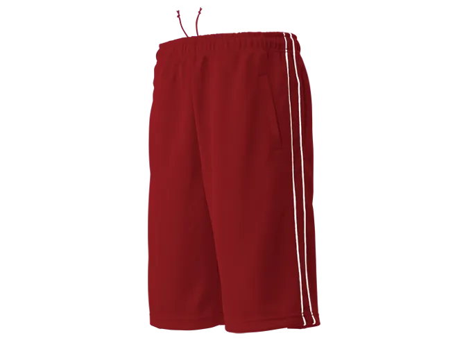 Wundou P2080 Half-Length Track Trousers with Piping